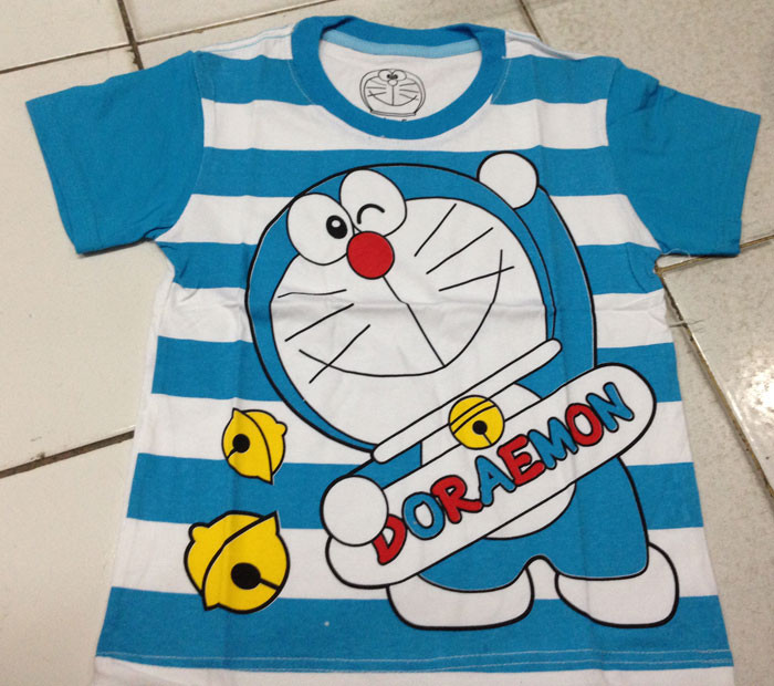 Atasan Kaos Doraemon Salur