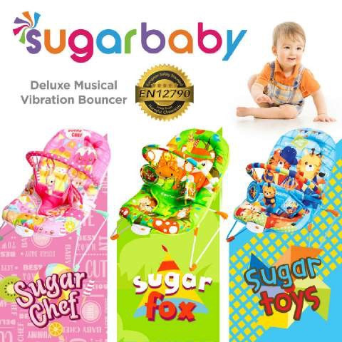 Baby Bouncer Sugar Baby Sugar Toys Biru