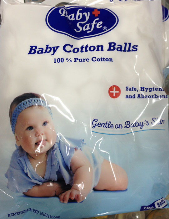 Kapas Bulat Baby Safe 100pcs