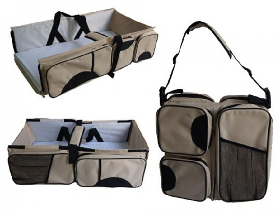 Baby Safe Foldable Baby Carrier Multi Fungsi Kasur -Tas Bayi / Tempat Tidur Jinjing