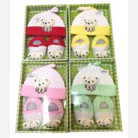 Baby Set Topi + Sepatu Boneka Panda