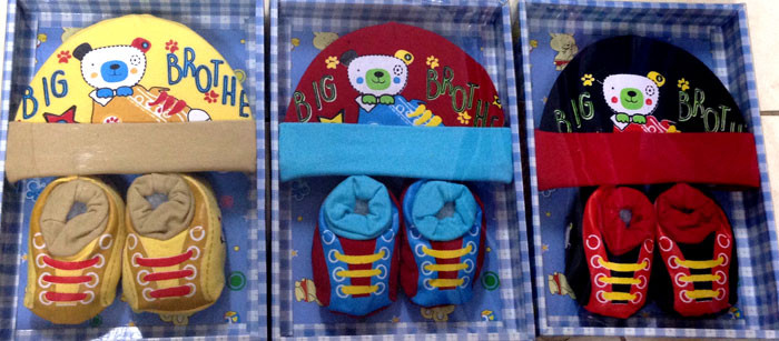 Baby Set Topi + Sepatu Mamimu Big Brother