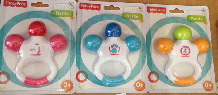 Rattle 3 Bola Fisher Price