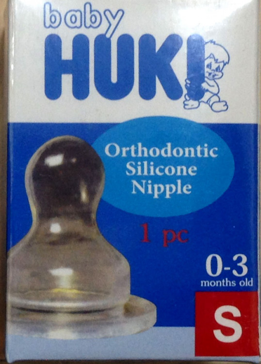 Baby Huki Orthodontic Silicone Nipple S