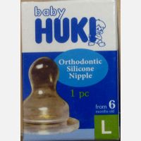 Baby Huki Orthodontic Silicone Nipple L