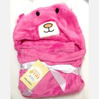 Selimut Bayi Hoodie Bear Pink 17050173