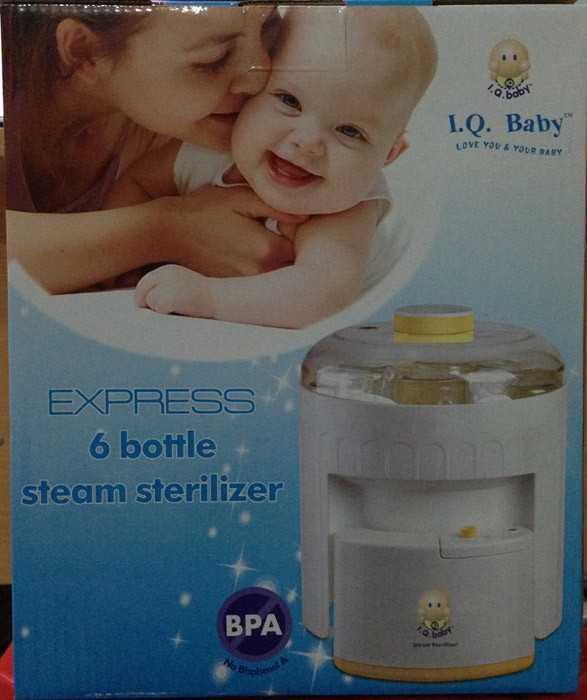IQ Baby 6 Bottles Steam Sterilizer