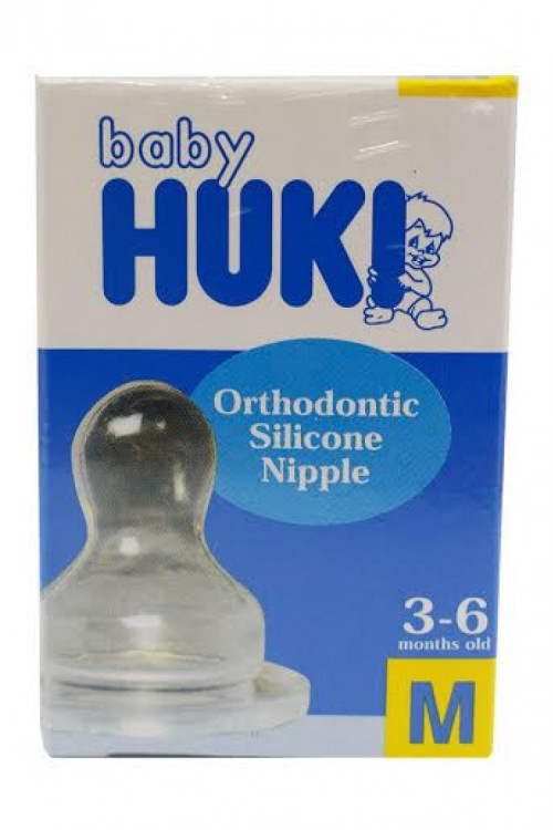 Baby Huki Orthodontic Silicone Nipple M
