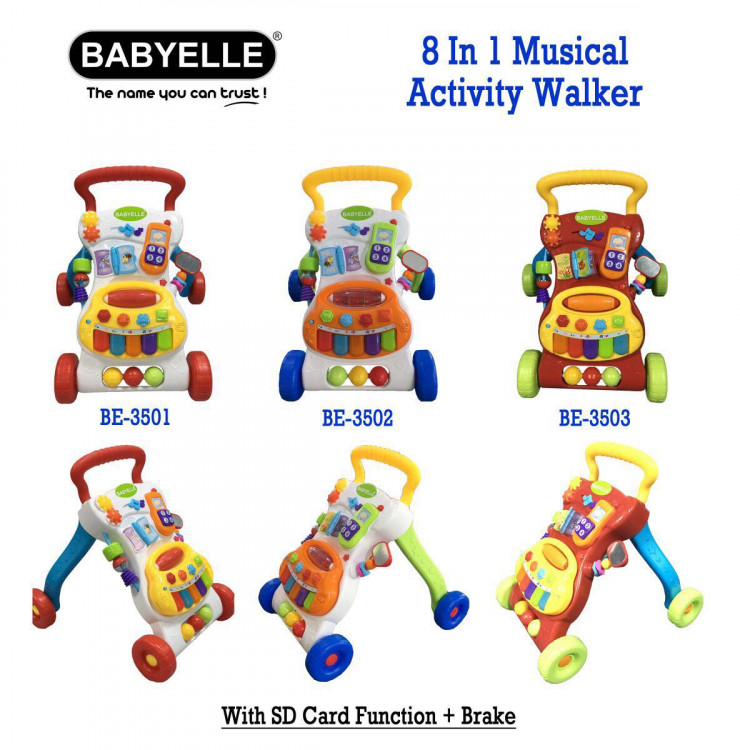 BabyElle 8 in 1 Musical Activity Walker