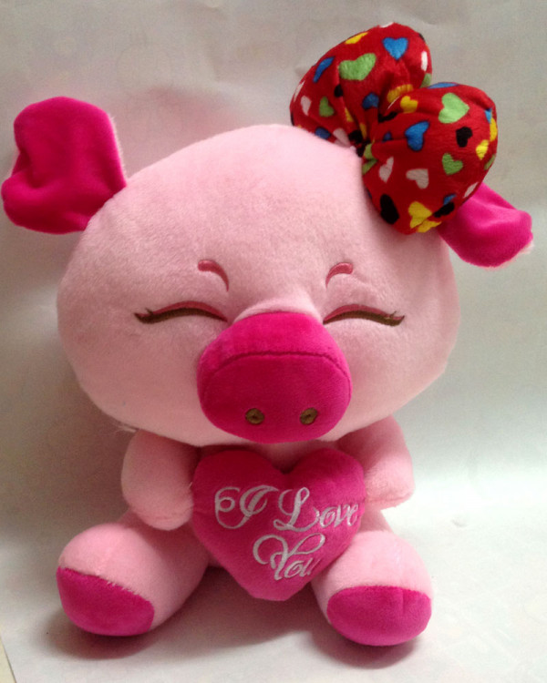 Boneka Piggy Love M 12''