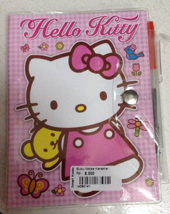 Buku Notes Saku Hello Kitty + Pen