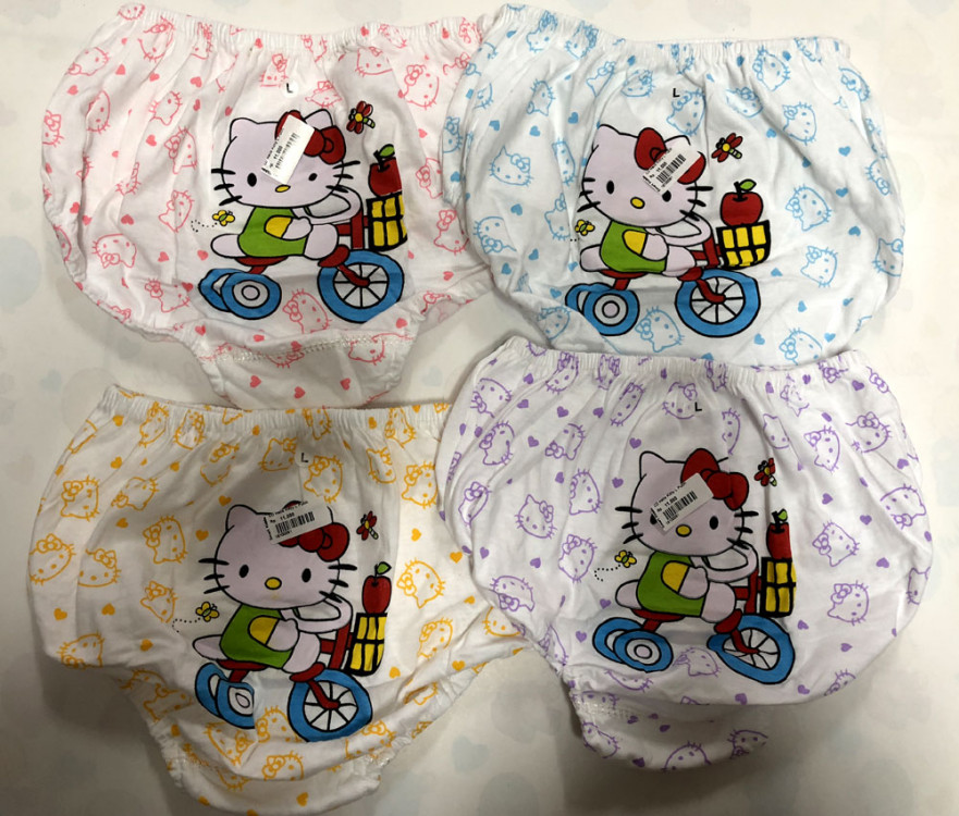 Celana Dalam Anak Chibon Hello Kitty Putih L