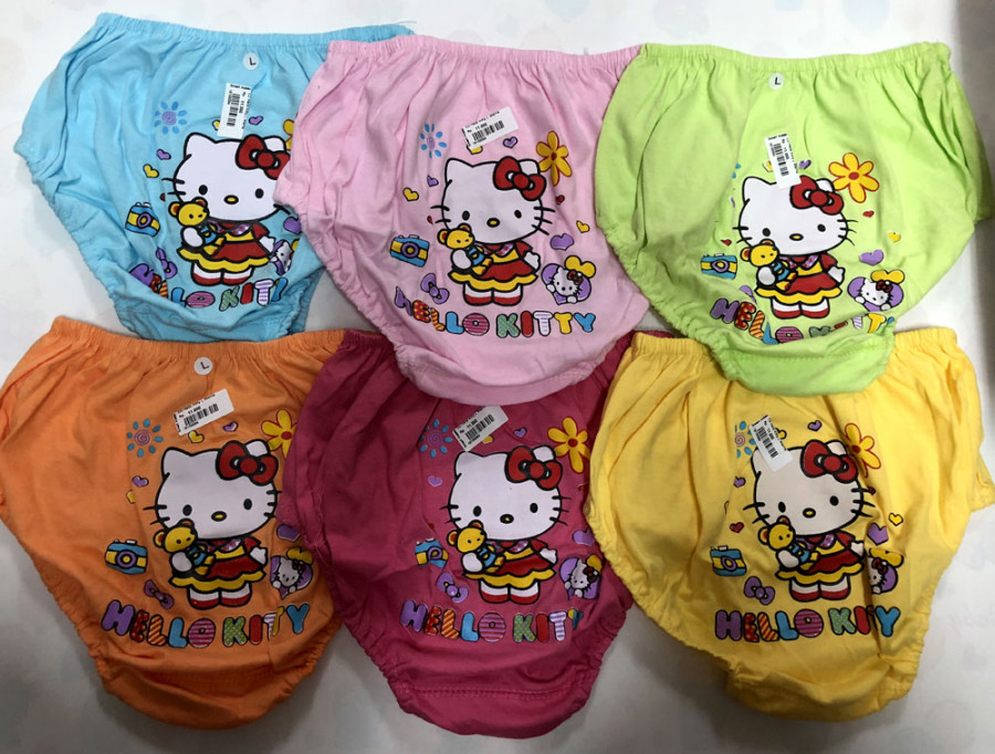 Celana Dalam Anak Chibon Hello Kitty Warna M