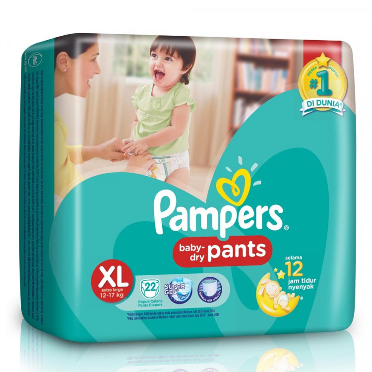 Pampers Baby Dry Pants XL22