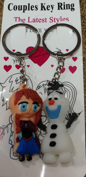 Gantungan Kunci Frozen Couples 01