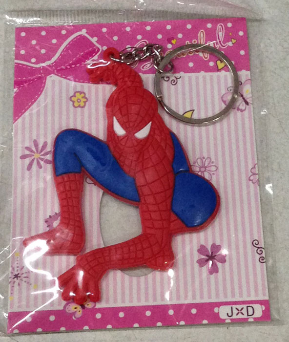 Gantungan Kunci Rubber Spiderman