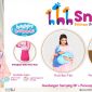 Gendongan Bayi Samping + Penutup Ibu Menyusui Happy Bubble Series Snobby TPG2241 - Blue