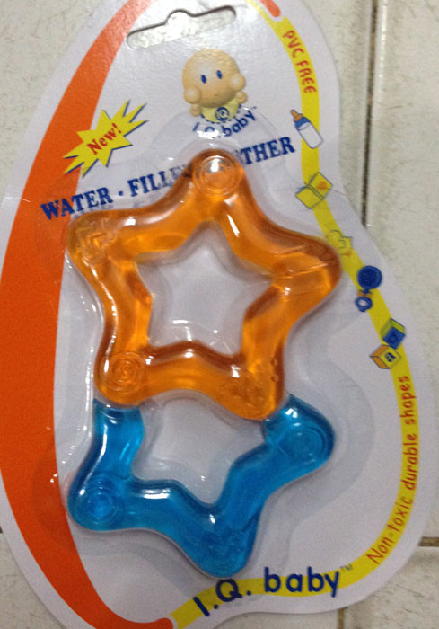 IQ Baby Teether - 2 Colors Twin Star Water