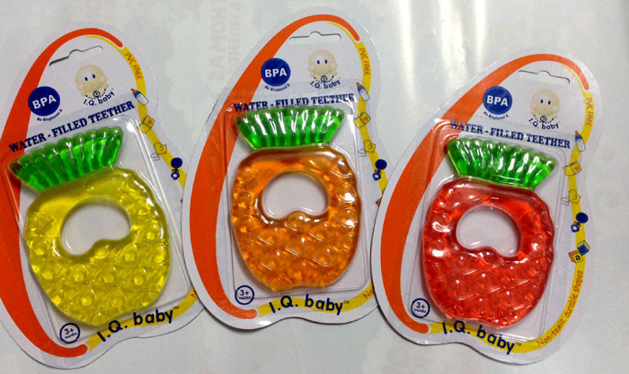 IQ Baby Teether - 2 Colors Pineapple Water
