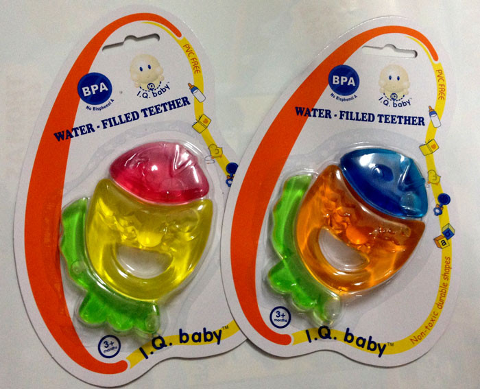 IQ Baby Teether - 3 Colors Fish Water Teether