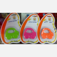 Silicone Teether Cars IQ Baby