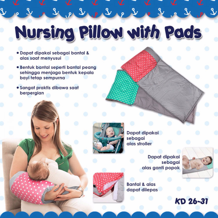 Bantal Multifungsi Kiddy (Nursing Pillow with Pads)