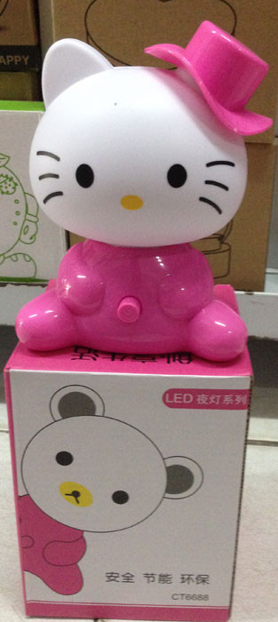 Lampu Hello Kitty Topi