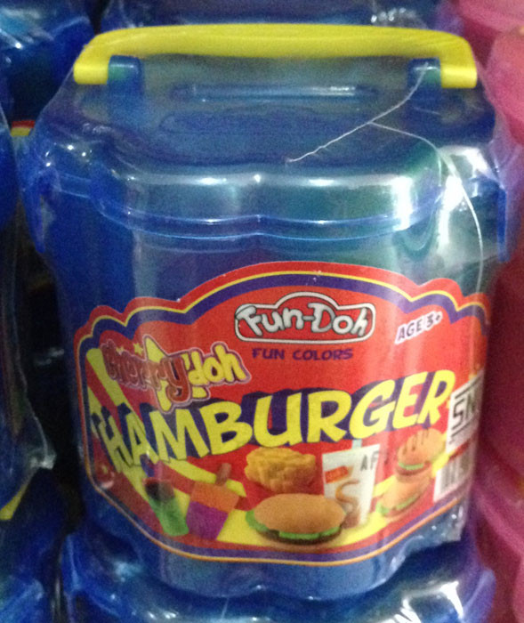 Fun Doh Celengan Hamburger
