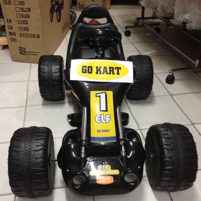 Jual Mobil Aki Gokart Hitam - Produk : Smart Kiddo