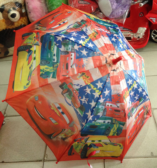 Payung Kuncup Cars Red 15020185-86 (Anak-anak / Dewasa)