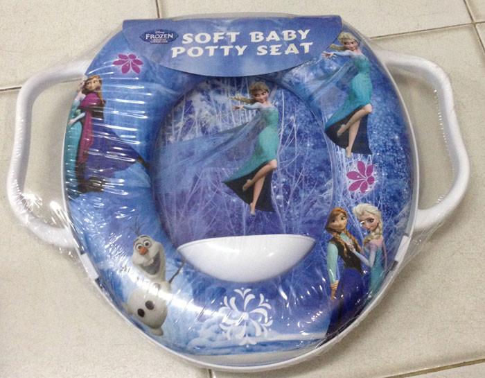 Soft Baby Potty Seat Frozen (Pegangan)