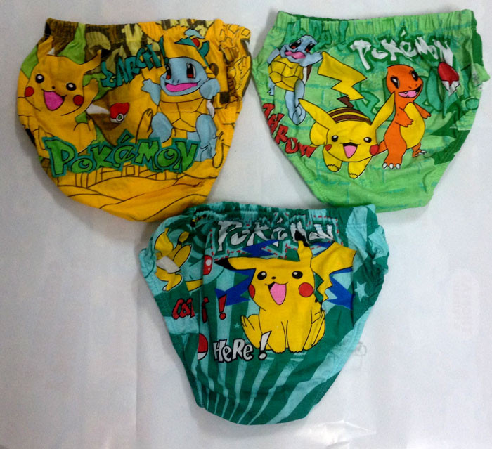 Celana Dalam Anak Ridges Pokemon XL