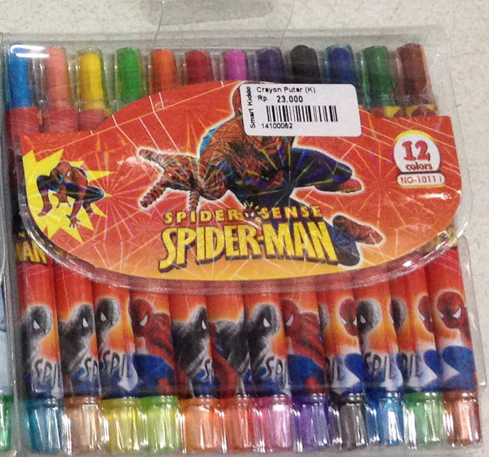 Crayon Putar Spiderman 14100052