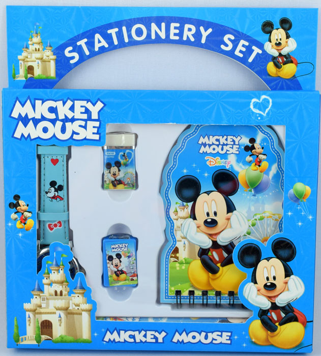 Stationery Set Jam Tangan Mickey