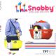 TPT1672 Snobby Tas Bayi Kecil Saku Kerut Line Series (Kuning)