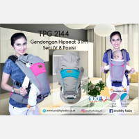 Gendongan Bayi Hipseat 3 in 1 Seri 4 8 Posisi Snobby TPG2144 - Pink