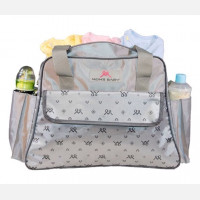MBT7107 Tas Bayi Moms Baby Travel Bag Chic Series Gray