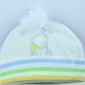 Baby Set Topi + Sarung Tangan Kaki Catell Love Salur