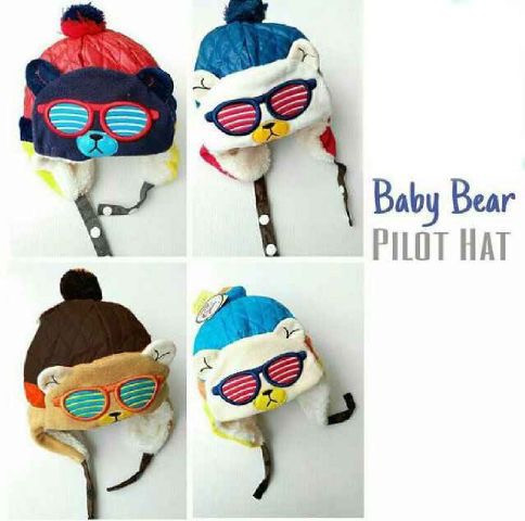 Topi Baby Pilot Bear 16050012