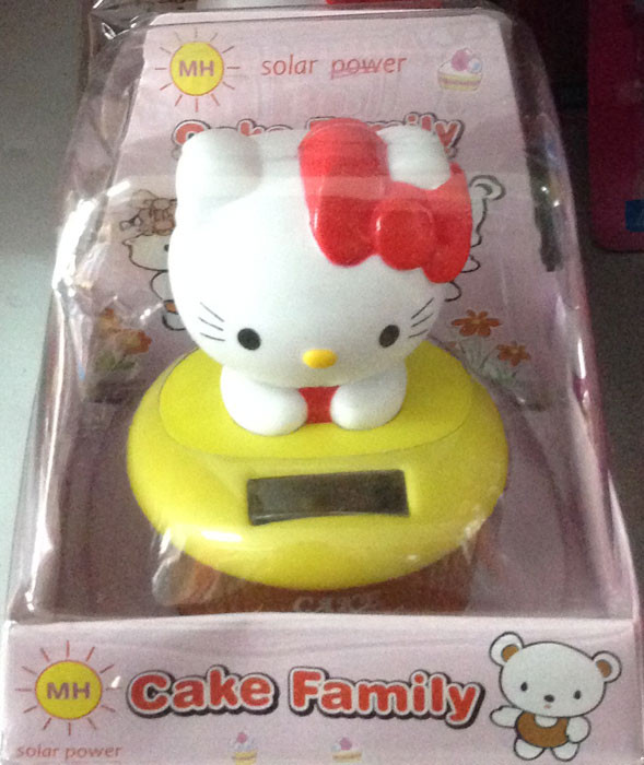 Solar Power Cake Family Hello Kitty / Doraemon