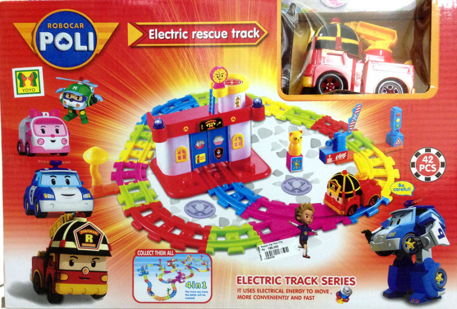 Robocar Poli Electric Track Series Merah 17050039