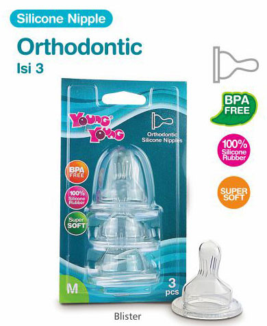 Silicone Nipple Orthodontic 3 M Young Young
