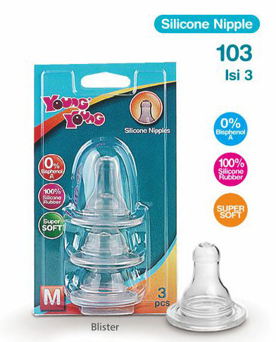 Silicone Nipple 3 L Young Young