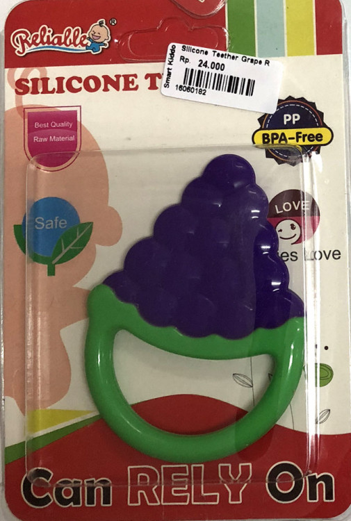 Silicone Teether Reliable - Anggur