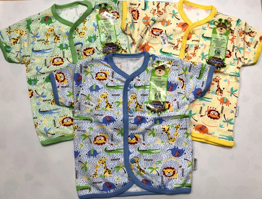 Baju Baby Pendek Ridges L Jungle Background 18050129
