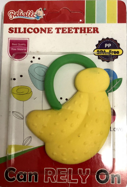 Silicone Teether Reliable - Banana