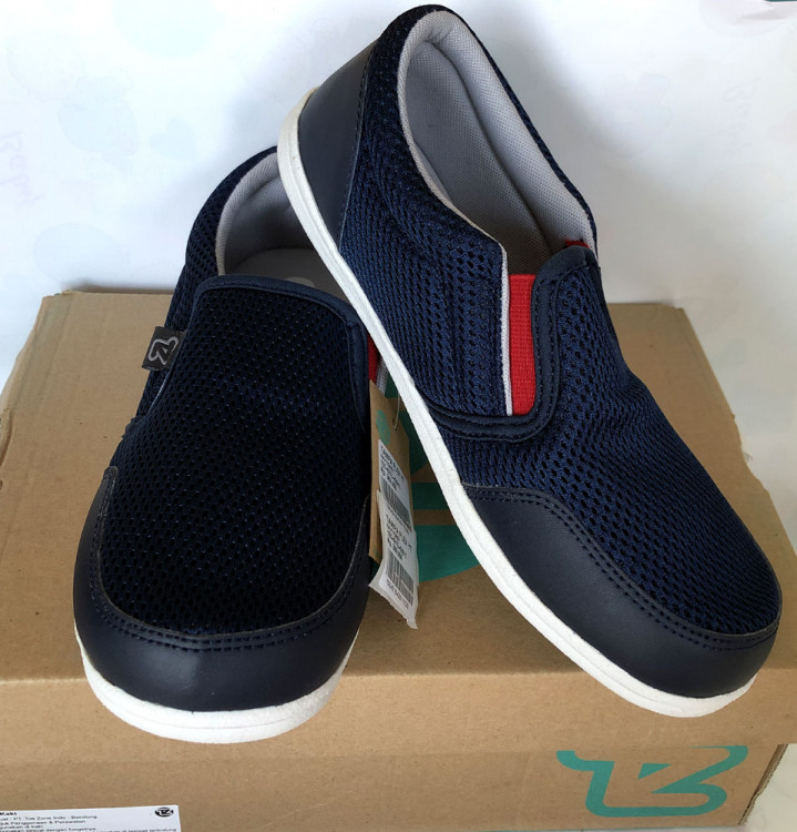 Sepatu Anak ToeZone Tampa Flex Navy Gray 19010034