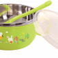 Mangkok Baby Safe Stainless Bowl With Cover 240 ml