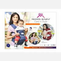 Gendongan Bayi Hipseat Mavy Series Moms Baby MBG2018 - Dongker