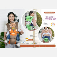 Gendongan Bayi Hipseat Rylee Series Baby Joy BJG3026 - Orange